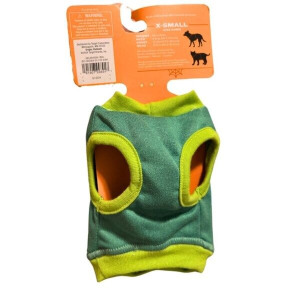 XS 🎃 Halloween Jack-o-lantern Hyde & EEK! Boutique Pumpkin CAT & DOG Costume - Picture 5 of 11